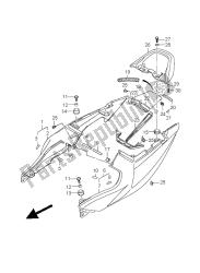 SEAT TAIL COVER (SV650S-SU-SA-SUA)