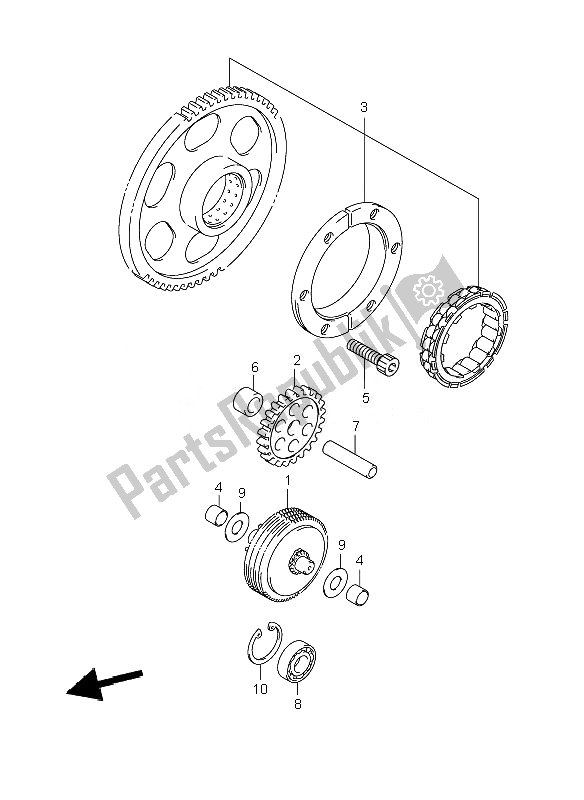 Toutes les pièces pour le Embrayage De Démarrage du Suzuki VZR 1800 RZ M Intruder 2007