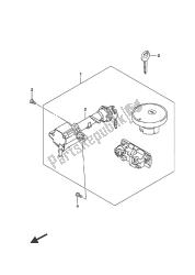 ensemble de serrure (uh200a p53)