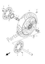 roda dianteira (gsf1250sa e21)