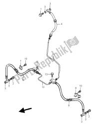 flexible de frein avant