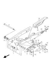 bras oscillant arrière (lw-e33)