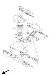 REAR CUSHION LEVER (LT-R450Z)