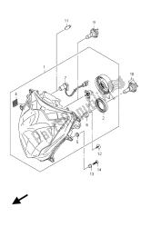 linterna frontal (gsx-r600 e21)