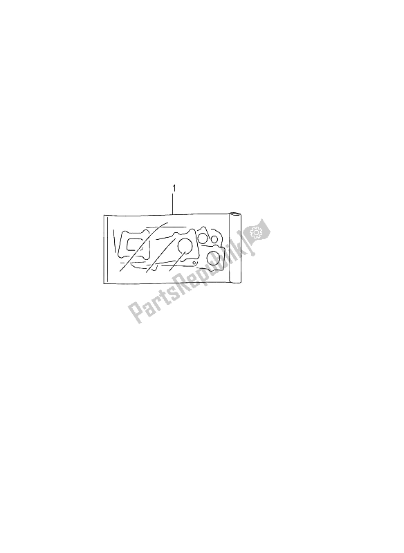 All parts for the Gasket Set of the Suzuki DL 650 V Strom 2005