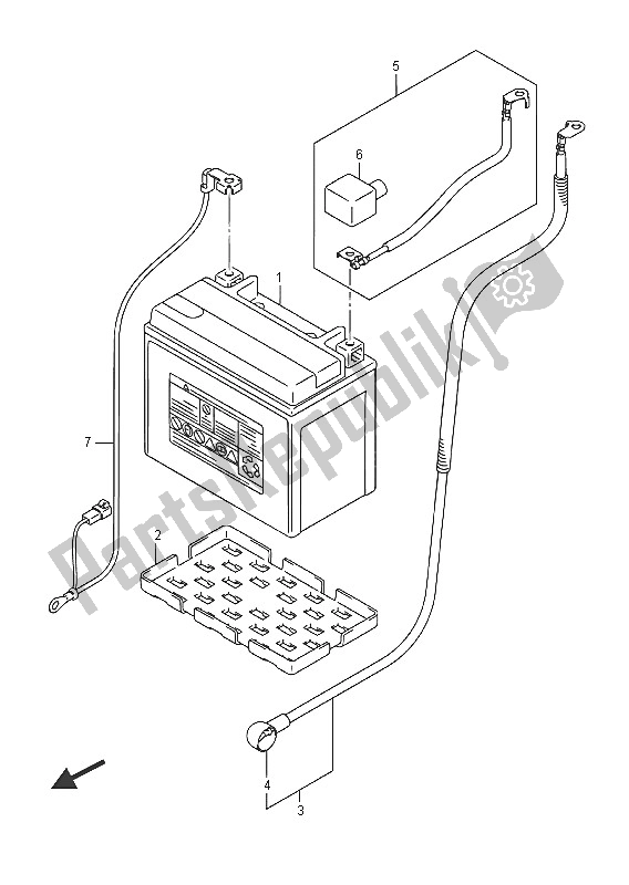 Tutte le parti per il Batteria del Suzuki GSX R 750 2016