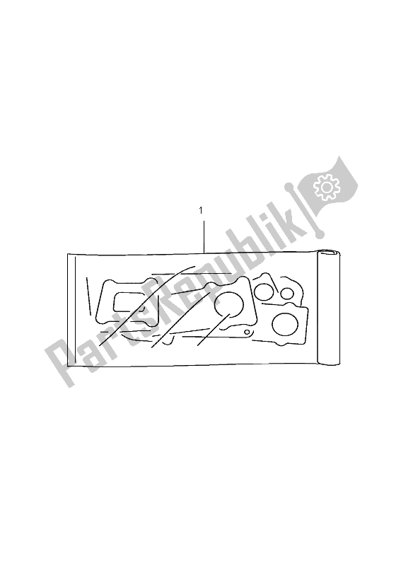 All parts for the Gasket Set of the Suzuki RM 125 2006