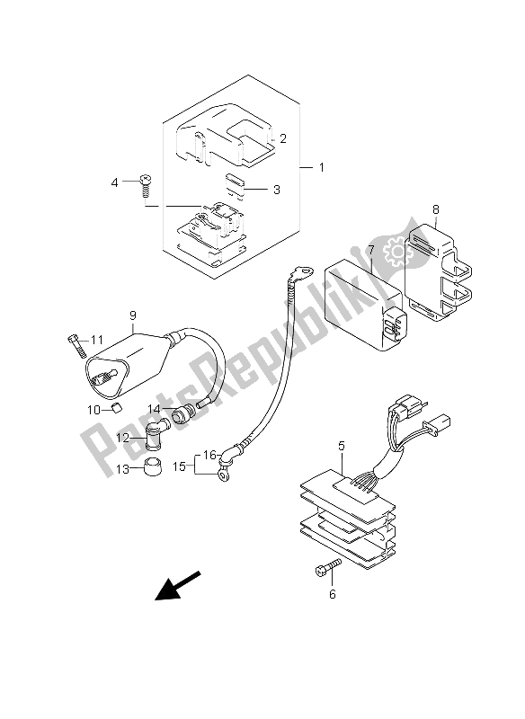 All parts for the Electrical of the Suzuki GZ 125 Marauder 2006