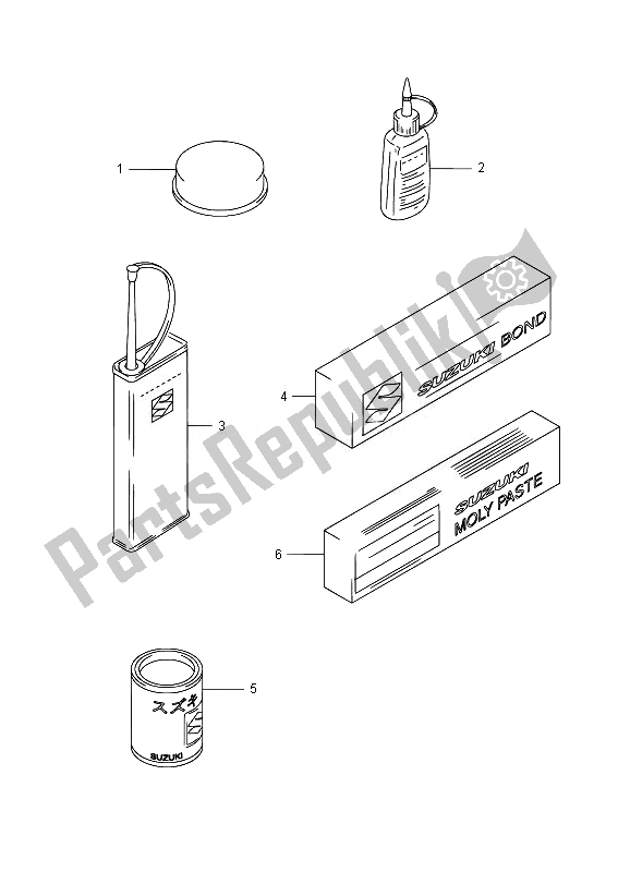 All parts for the Optional of the Suzuki GSX 1300 RA Hayabusa 2014