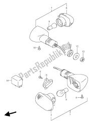 lámpara de señal de giro (sv650s-su)