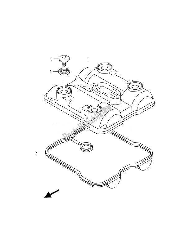 Todas las partes para Cubierta De Tapa De Cilindro de Suzuki LT A 750 XZ Kingquad AXI 4X4 2014