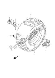 RIGHT REAR WHEEL (LT-A500XP)