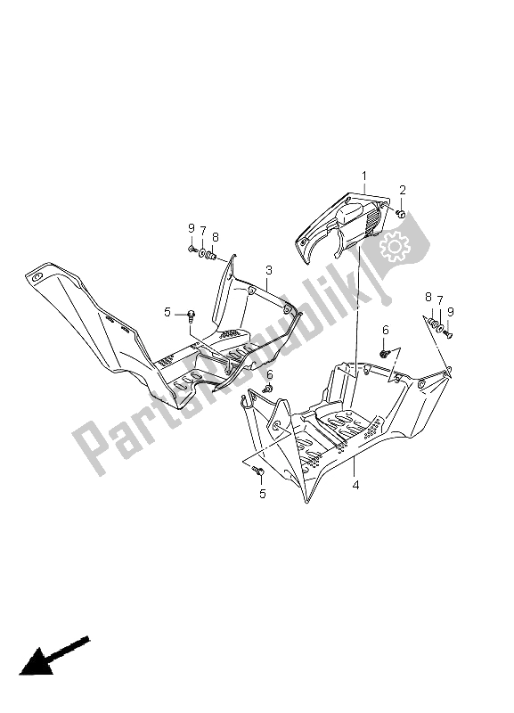 Wszystkie części do B? Otnik Suzuki LT A 500 XPZ Kingquad AXI 4X4 2011