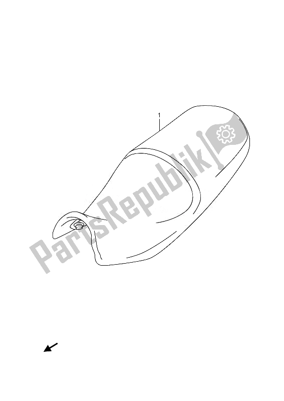 All parts for the Low Seat (optional) of the Suzuki DL 650A V Strom 2014