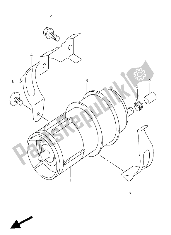 Tutte le parti per il Serbatoio Di Raccolta Del Carburante del Suzuki VL 1500 Intruder LC 2005