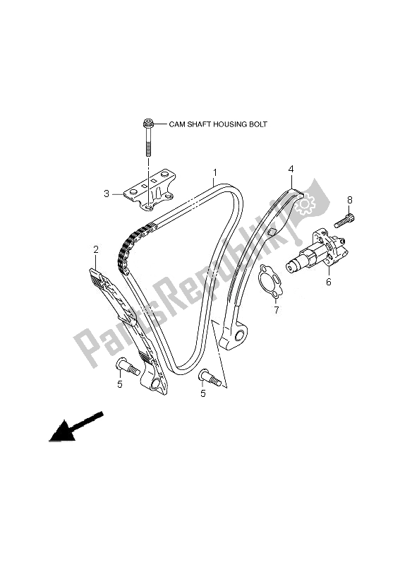 Todas las partes para Cadena De Levas de Suzuki GSX R 750 2010