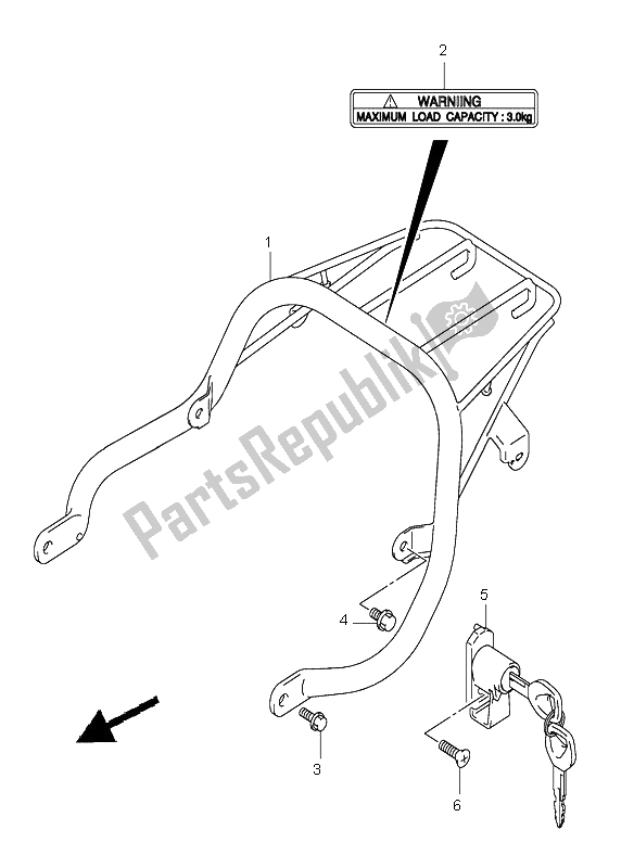 Toutes les pièces pour le Transporteur du Suzuki RV 125 Vanvan 2003