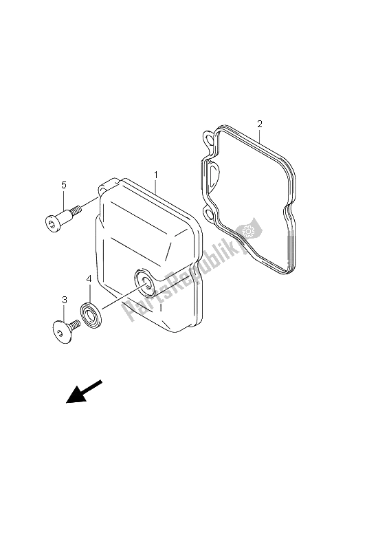 Todas las partes para Cubierta De Tapa De Cilindro de Suzuki UH 125 Burgman 2008