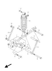 leva del cuscino posteriore (gsx650fu e24)