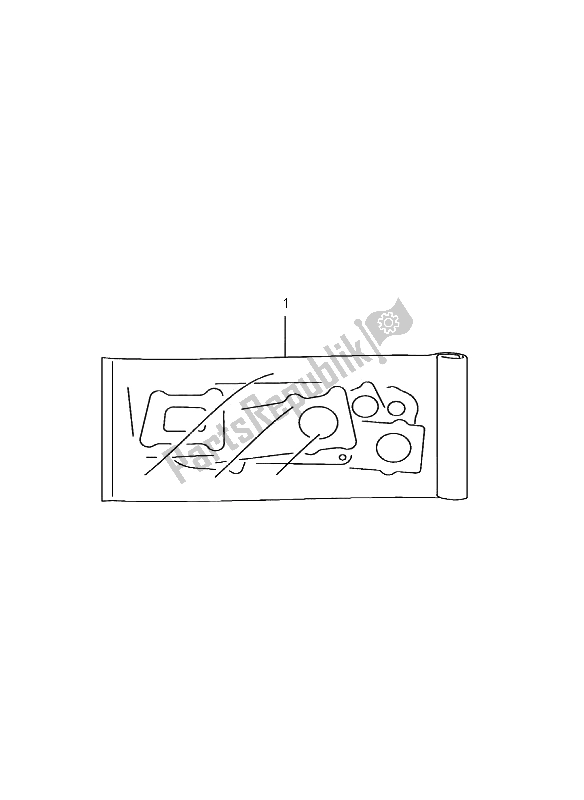 All parts for the Gasket Set of the Suzuki RV 125 Vanvan 2005