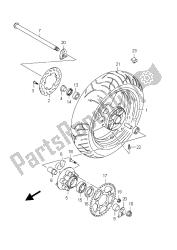 REAR WHEEL (GSX650F E24)