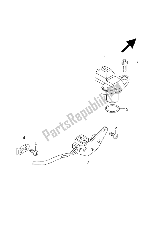 Todas las partes para Generador De Señales de Suzuki GSX R 1000 2002