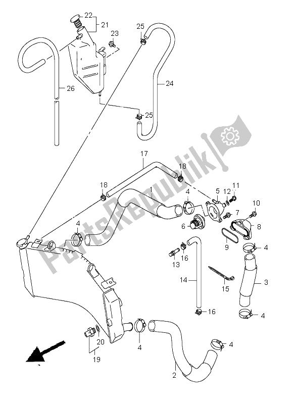 Wszystkie części do W?? Ch? Odnicy Suzuki GSX R 1000 2004