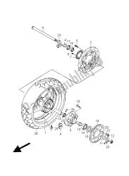 REAR WHEEL (SV650A-UA-SA-SUA)