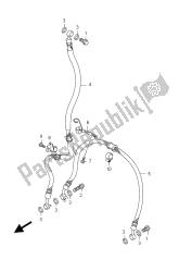 flexible de frein avant (gsx650fu e24)