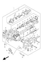 engranaje cónico final (delantero) (lt-a400f p24)