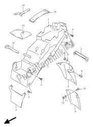 achterspatbord (gsf1200-s)