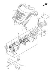 luz de combinación trasera (vzr1800uf e19)