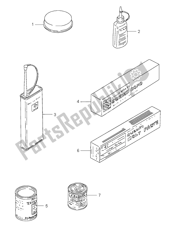 Toutes les pièces pour le Optionnel du Suzuki GSX R 600 1997