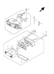 luz de combinación trasera