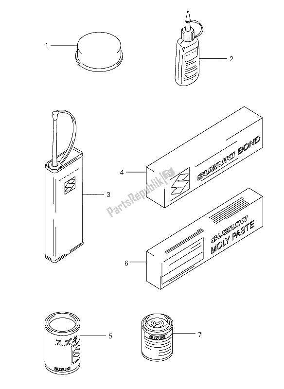 All parts for the Optional of the Suzuki Burgman AN 400S 2006