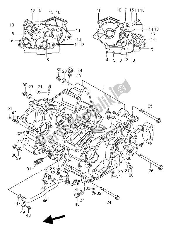 Wszystkie części do Korbowód Suzuki VS 800 Intruder 2000