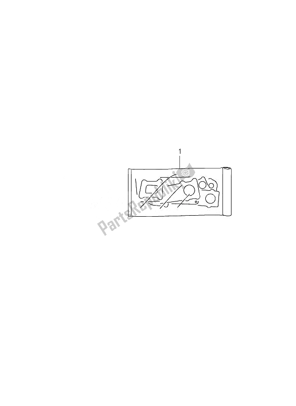 All parts for the Gasket Set of the Suzuki DR Z 400 SM 2007