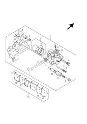 REAR CALIPER (GSX650FUA E21)