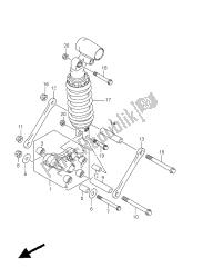 leva del cuscino posteriore (gsx1300r e24)