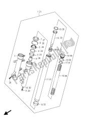 ammortizzatore forcella anteriore (an400 e2)