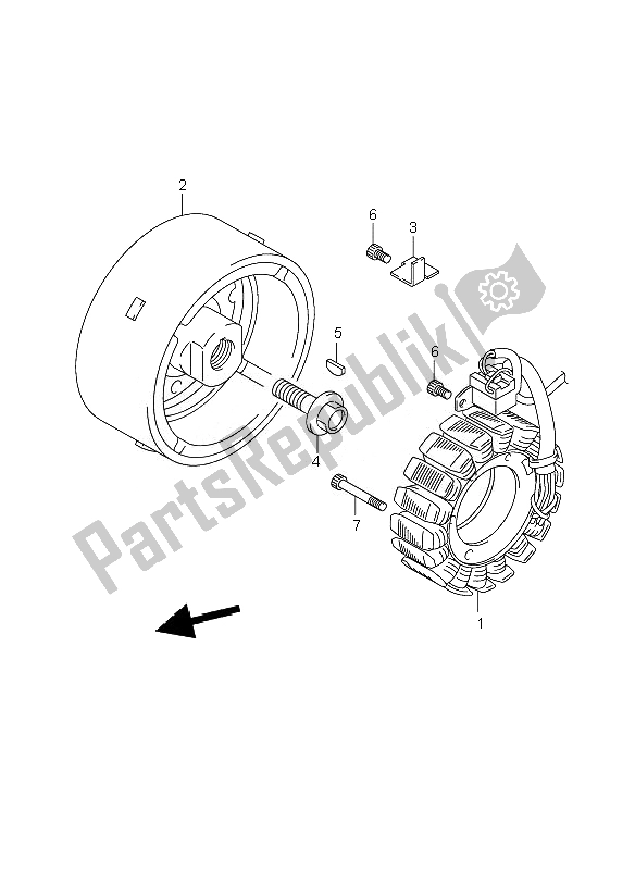 Todas las partes para Magneto de Suzuki DL 1000 V Strom 2007