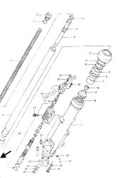 FRONT FORK LEFT DAMPER