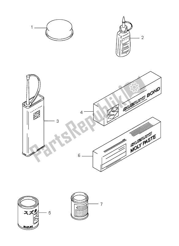 Toutes les pièces pour le Optionnel du Suzuki GS 500H 2001