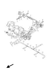 THROTTLE BODY HOSE & JOINT (GSX1300R E2)