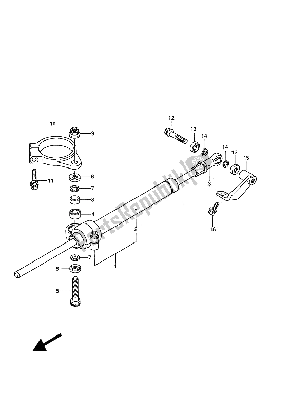 Toutes les pièces pour le Amortisseur De Direction du Suzuki GSX R 750W 1993