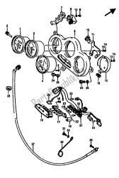 compteur de vitesse et tachymètre