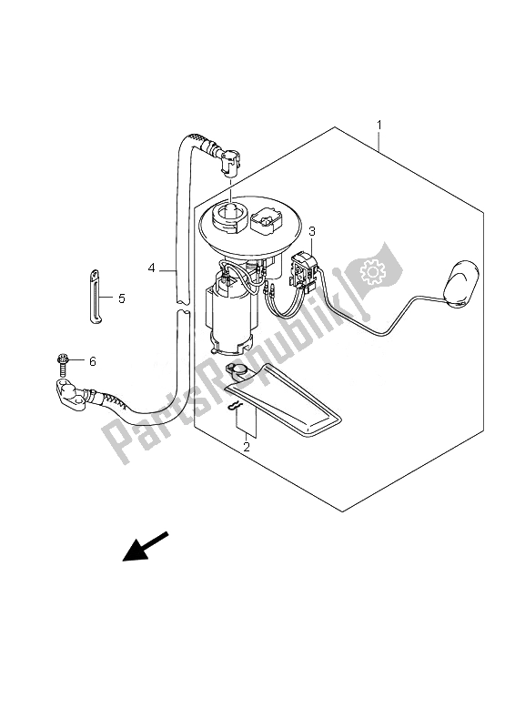 Todas as partes de Bomba De Combustivel do Suzuki UX 125 Sixteen 2010