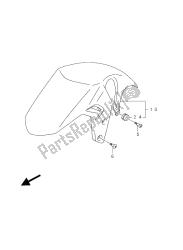 garde-boue avant (gsr750ue e21)