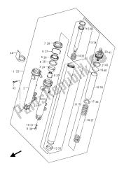 ammortizzatore forcella anteriore (gsf650s)