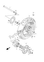 ruota posteriore (gsx650fu e24)